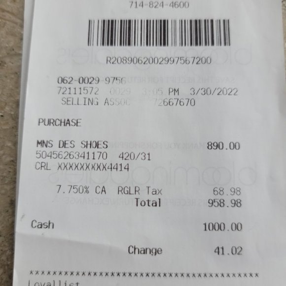 Burberry Arthur in Midnight Navy, size 43 - Picture 7 of 9